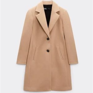 Zara camel coat